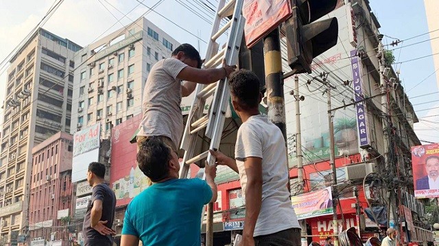 নয়াপল্টনে ৬০টি সিসি ক্যামেরা বসিয়েছে ডিএমপি