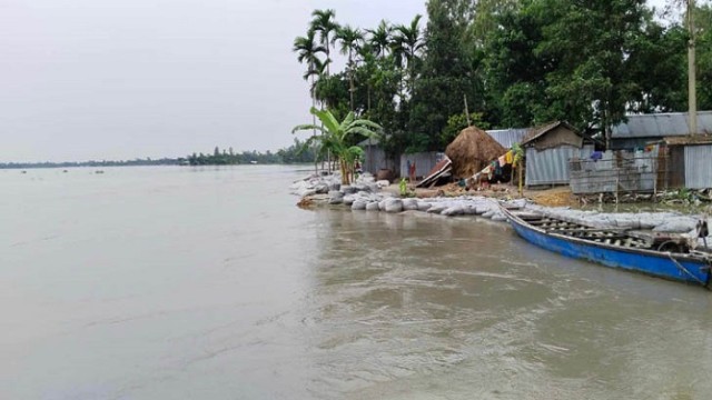 তিস্তার পানি বিপৎসীমার ৩০ সেমি ওপরে