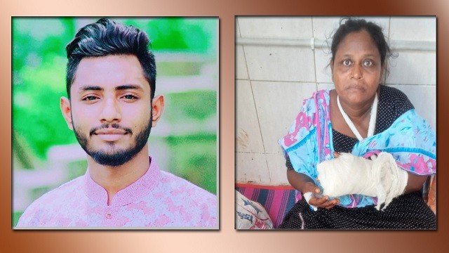 ছেলের সাথে শত্রুতা, মায়ের হাত কাটলেন ছাত্রলীগ নেতা!