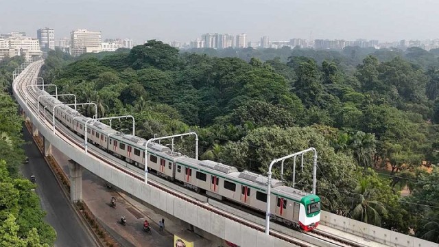 রোববার থেকে চলবে মেট্রোরেল